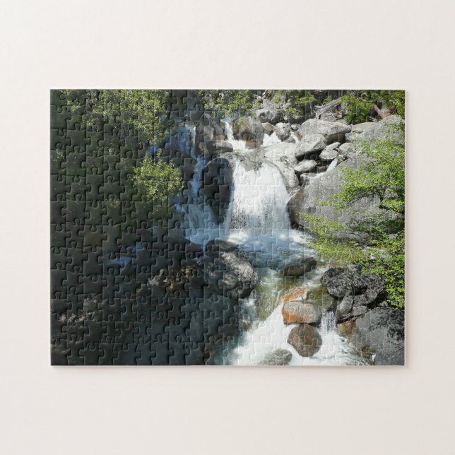 Cascade Falls at Yosemite National Park Jigsaw Puzzle (Horizontal)