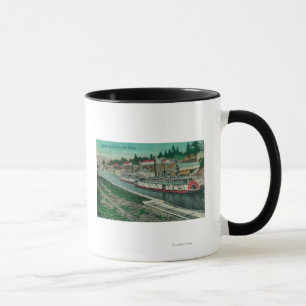 Cascade Locks on the Columbia River Mug