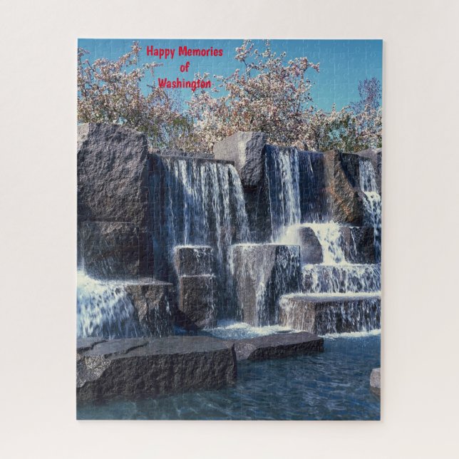 Cascade Mémoriel Washington DC. Puzzle (Vertical)