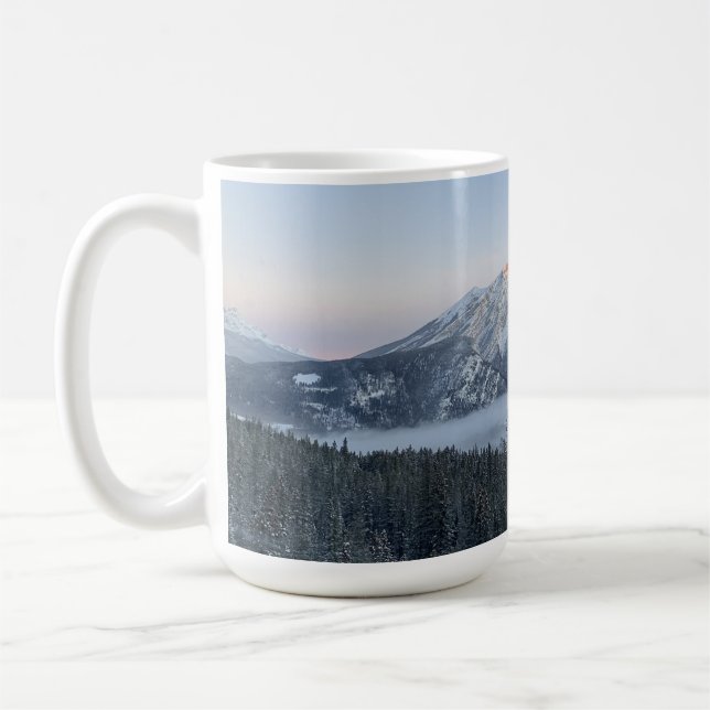 Cascade Mountain, Alberta Classic Mug, 15 oz Coffee Mug (Left)