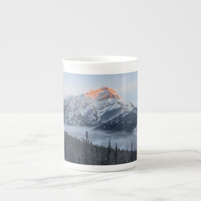 Cascade Mountain Bone China Mug (Front)