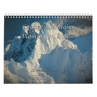 Cascade Mountains - Washington State Calendar