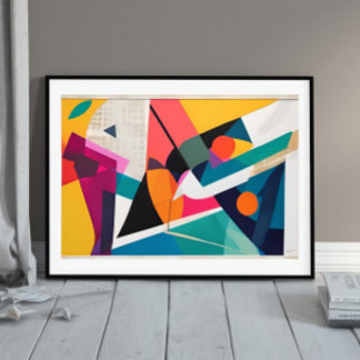 Cascade of Colour – Future Retro Poster