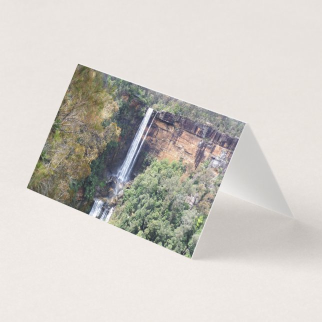 Cascade of Nature at Fitzroy Falls Greeting Card (Front)