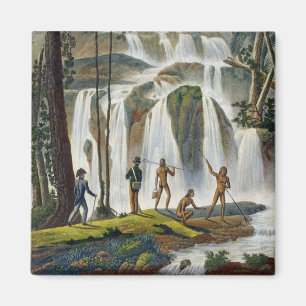 Cascade of Port Praslin, New Ireland, from 'Voyage Magnet