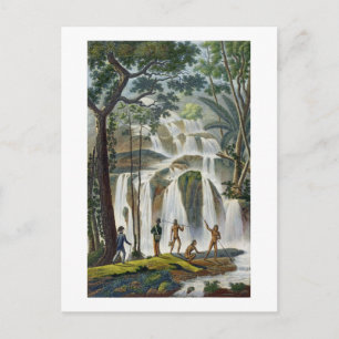 Cascade of Port Praslin, New Ireland, from 'Voyage Postcard