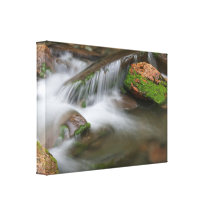 Cascade paisible impressions sur toile