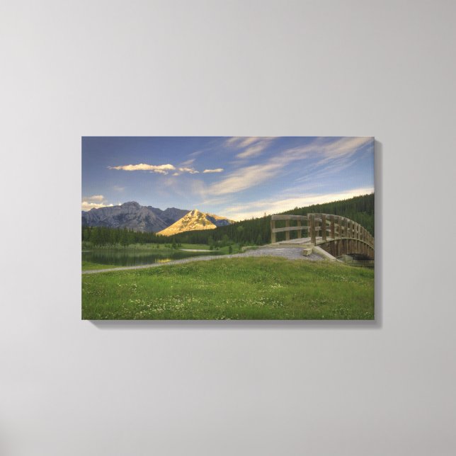 Cascade Ponds Canvas Print (Front)