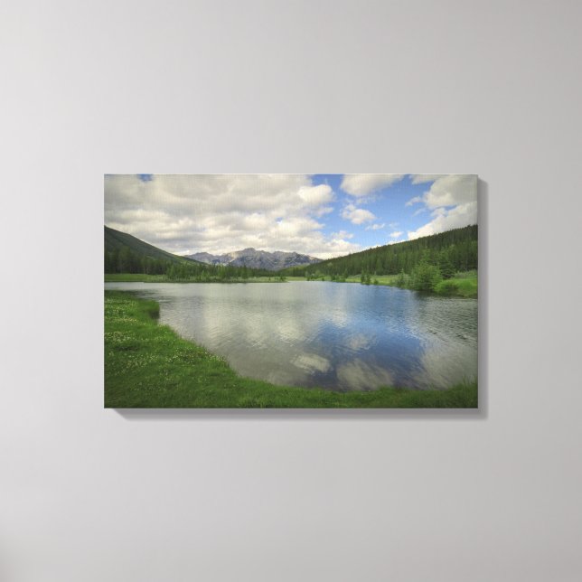 Cascade Ponds Canvas Print (Front)