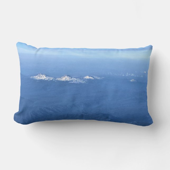 Cascade Range, Central Oregon Lumbar Pillow (Front)