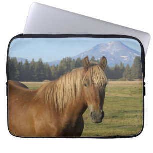 Cascade Range Chestnut Horse Laptop Sleeve