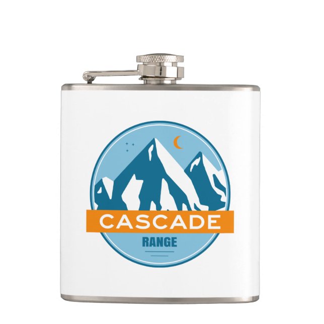 Cascade Range Hip Flask (Front)