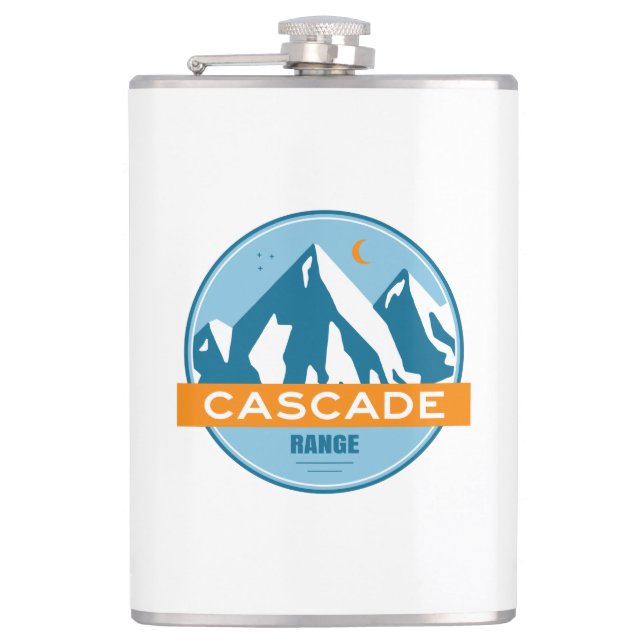 Cascade Range Hip Flask (Front)