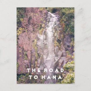 Cascade sur la route de Hana   Carte postale
