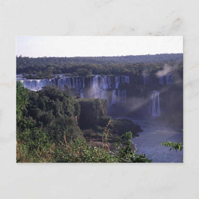 Cascades d'Iguacu, Brésil et Argentine, Carte post (Devant)