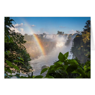 Cascades D'Iguazú Avec Arc En Ciel, Argentine