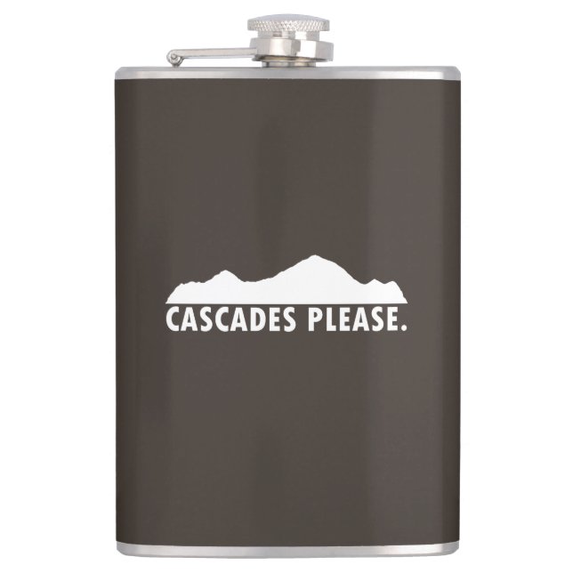 Cascades Please Hip Flask (Front)