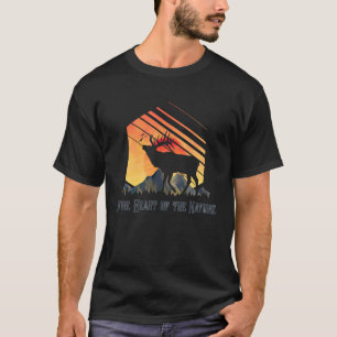 Cascadia 2022 In The Heart Of The Nature Wapiti T-Shirt