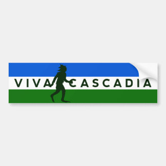 Cascadia Sasquatch Bumper Sticker