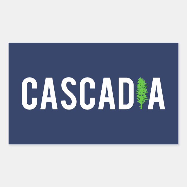 Cascadia Tree Sticker (Front)