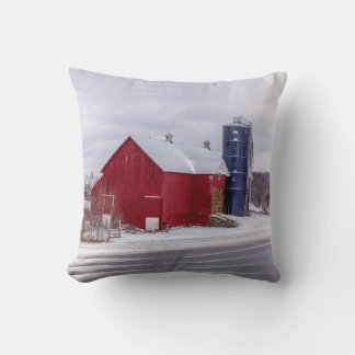 Cascading Image Template Throw Pillow