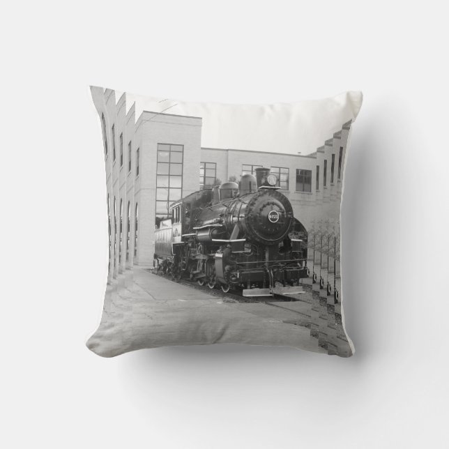 Cascading Image Template Throw Pillow (Front)
