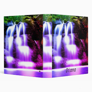 Cascading waterfall 3 ring binder