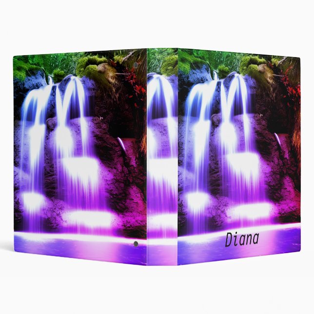 Cascading waterfall 3 ring binder (Background)