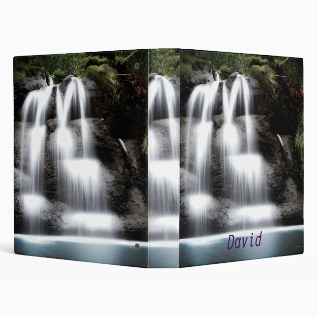 Cascading waterfall 3 ring binder (Background)