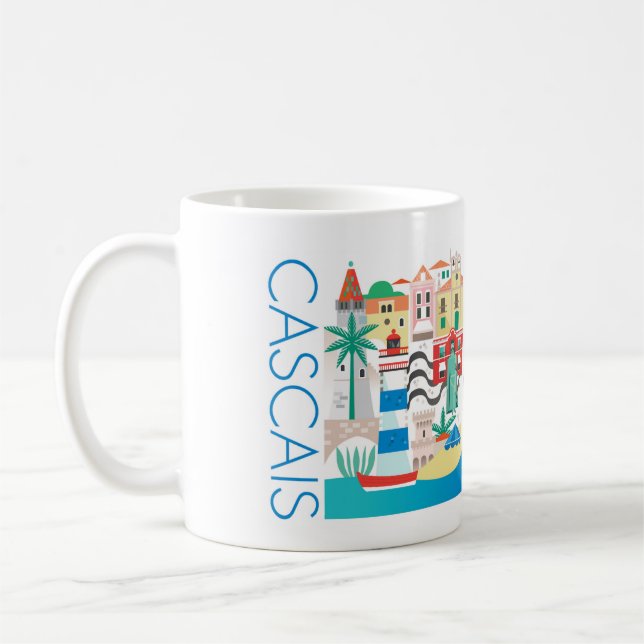 Cascais, Portugal 11oz or 15oz Mug (Left)