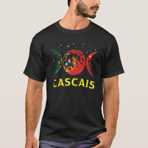 Cascais Portuguese City Retro Portugal Flag   T-Shirt