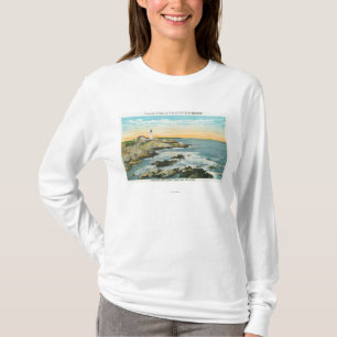 Casco Bay View of the Portland Head Lighthouse T-Shirt
