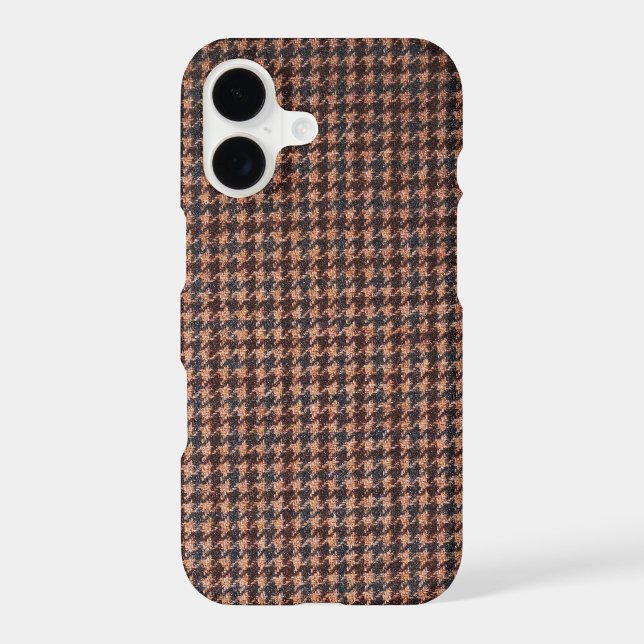 Case: Brown Tweed Fabric (Back)