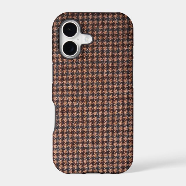 Case: Brown Tweed Fabric (Back)