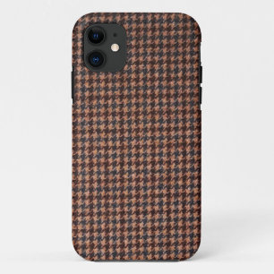 Case: Brown Tweed Fabric iPhone 11 Case