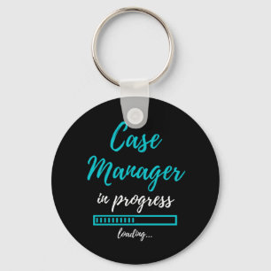 Case Manager In Progress Keychain