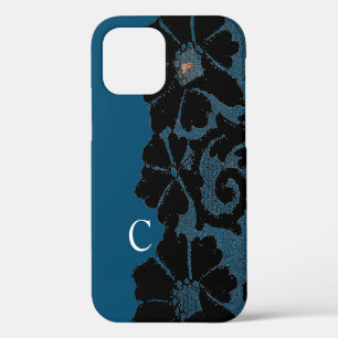 CASE-MATE ANTIQUE BLACK LACE PATTERN DIY INITIAL iPhone 12 CASE