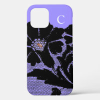 CASE-MATE ANTIQUE BLACK LACE PATTERN DIY INITIAL