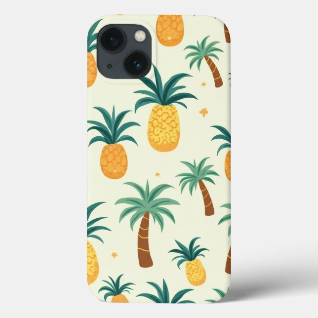 Case-Mate iPhone Ananas et palmier motif design ipone coques (Verso)
