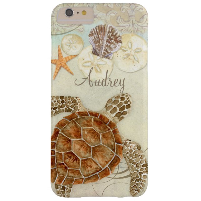 Case-Mate iPhone Aquarelle Art Sea Turtle Coastal Beach Coques de m (Dos)