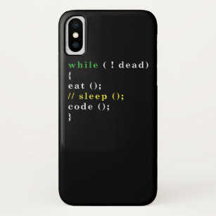 Case-Mate iPhone Case Programme Eat Code Sleep