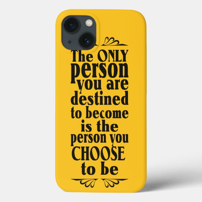 Case-Mate iPhone CHOIX motivationnel couleur personnalisée coques (Verso)