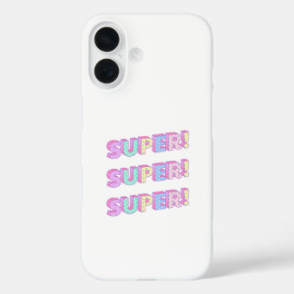 coques d'iphone avec le titre "SUPER"