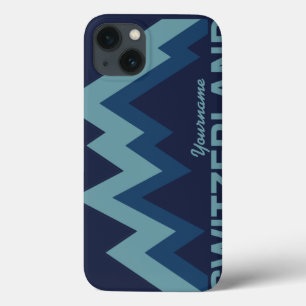 Pour iPhone SUISSE coques monogrammes personnalisés