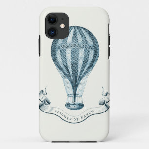 Case-Mate Pour iPhone Balcon à air chaud Vintage dans un Coque Blue iPh