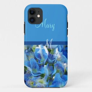 Case-Mate Pour iPhone Beau coque de fleurs hydrangées bleues