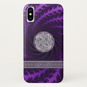 Case-Mate Pour iPhone Coque Céltic Fractal Purple Spiral