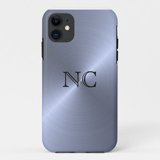 Case-Mate Pour iPhone Coque monogramme d'effet Argent (Dos)