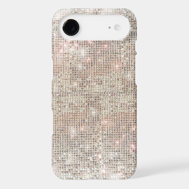 Case-Mate Silver Sequins iPhone 5 Tough Coque (Verso)