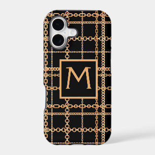 Case-Mate Tough Apple iPhone XR Case - Gold Chains